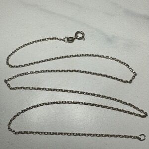 Sterling Silver 925‎ Chain Necklace Delicate Fine Jewelry Minimalist